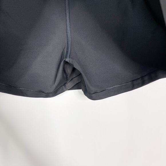 Athleta Large L Black Momentum Tennis Skort Tiered Ruffle Running Short Interior - Picture 7 of 9
